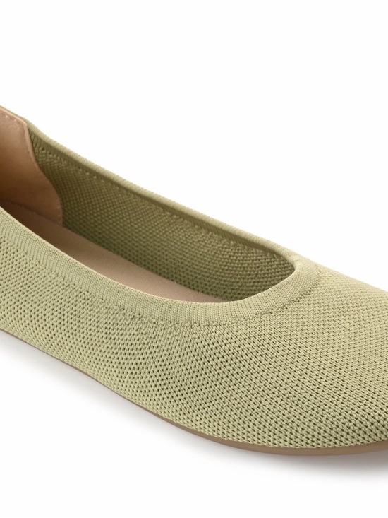 Journee Collection Shoes - NWT Size 8 Journee Collection Jersie Knit Ballet Flats Olive Green Women’s